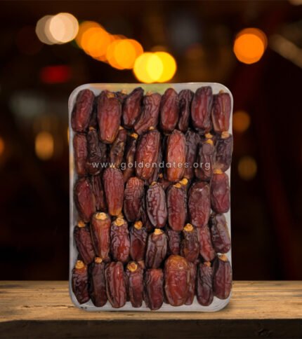 مبروم المدينة 1 كيلو العلبة الجولد من جولدن ديتس Golden Dates Mabroom El-Madina 1 Kilo Gold Pack