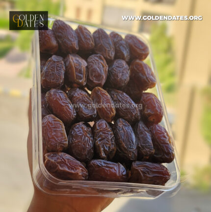 تمر مجدول مصري كبير الحجم في عبوة فاخرة